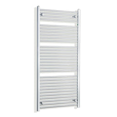 Without Valves 1500 mm High x 700 mm Wide Heated Straight Towel Rail Chrome