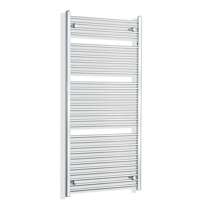 Without Valves 1500 mm High x 700 mm Wide Heated Straight Towel Rail Chrome