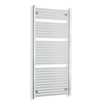 Without Valves 1500 mm High x 700 mm Wide Heated Straight Towel Rail Chrome