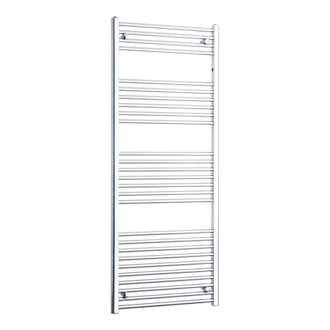 Without Valves 1600 mm High 650 mm Wide Chrome Towel Rail Central Heating