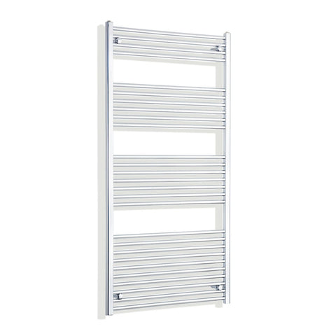 1600 mm High x 750 mm Wide Heated Straight Towel Rail Chrome