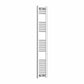 Without Valves 1600 x 250 Heated Straight Towel Rail Radiator Chrome