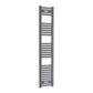 Without Valves 1600 x 300 Heated Straight Anthracite-Sand Grey Towel Rail