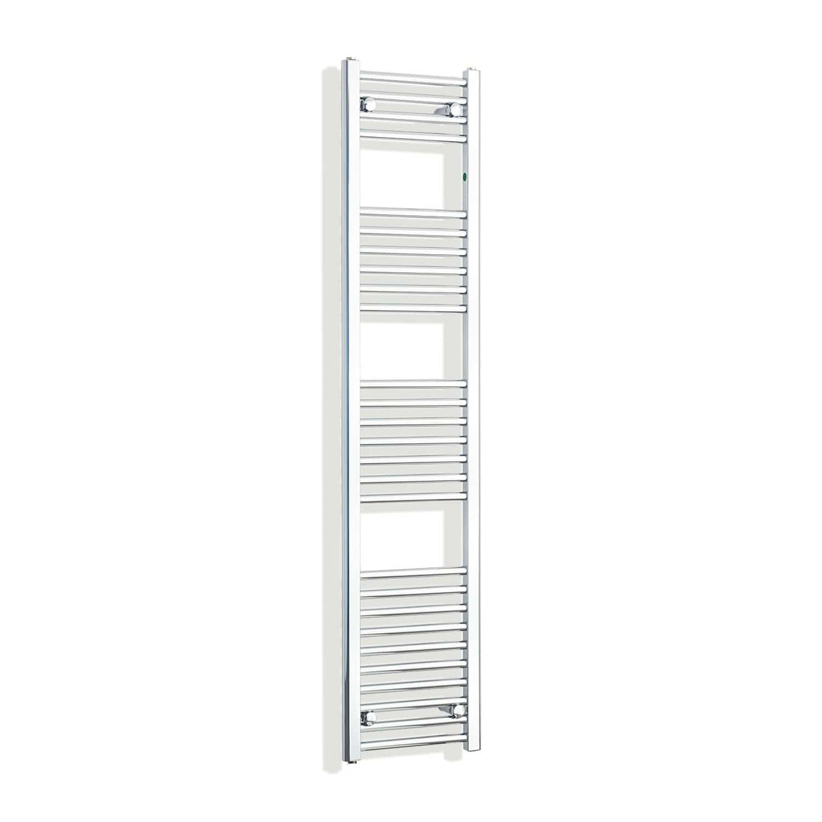 Without Valves 1600 x 300 Heated Straight Towel Rail Radiator Chrome