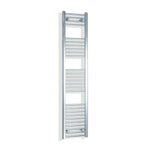 Without Valves 1600 x 350 Heated Straight Towel Rail Radiator Chrome