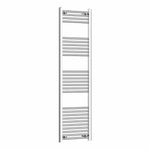 Straight / Without Valves 1600 x 500 Heated Flat or Curved Towel Radiator Chrome