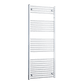Without Valves 1600 x 550 Heated Straight Towel Radiator Chrome