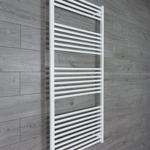 Without Valves 1600 x 750 Heated Towel Rail Radiator Flat White Central Heating