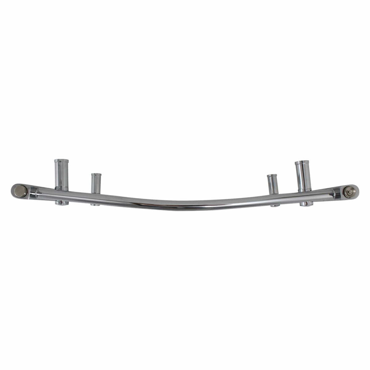 1600mm High x 400mm Heated Flat or Curved Chrome Towel Rail