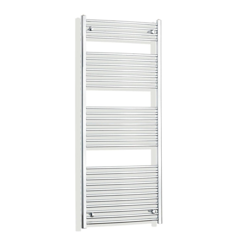 Without Valves 1700 x 700 Heated Curved Towel Rail Radiator Chrome