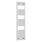 Straight / Without Valves 1800 mm High 400 mm Wide Chrome Towel Rail Central Heating