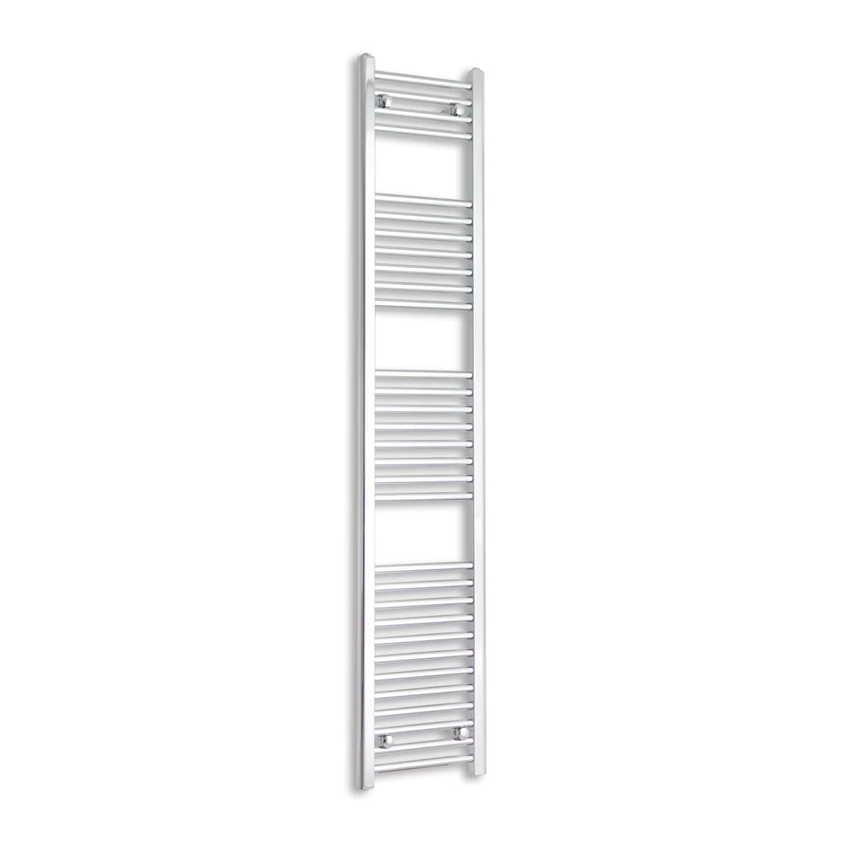 Without Valves 1800 x 300 Heated Straight Towel Rail Radiator Chrome