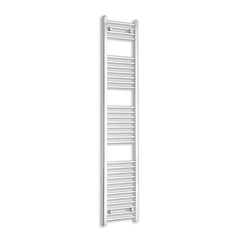 Without Valves 1800 x 350 Heated Straight Towel Rail Radiator Chrome