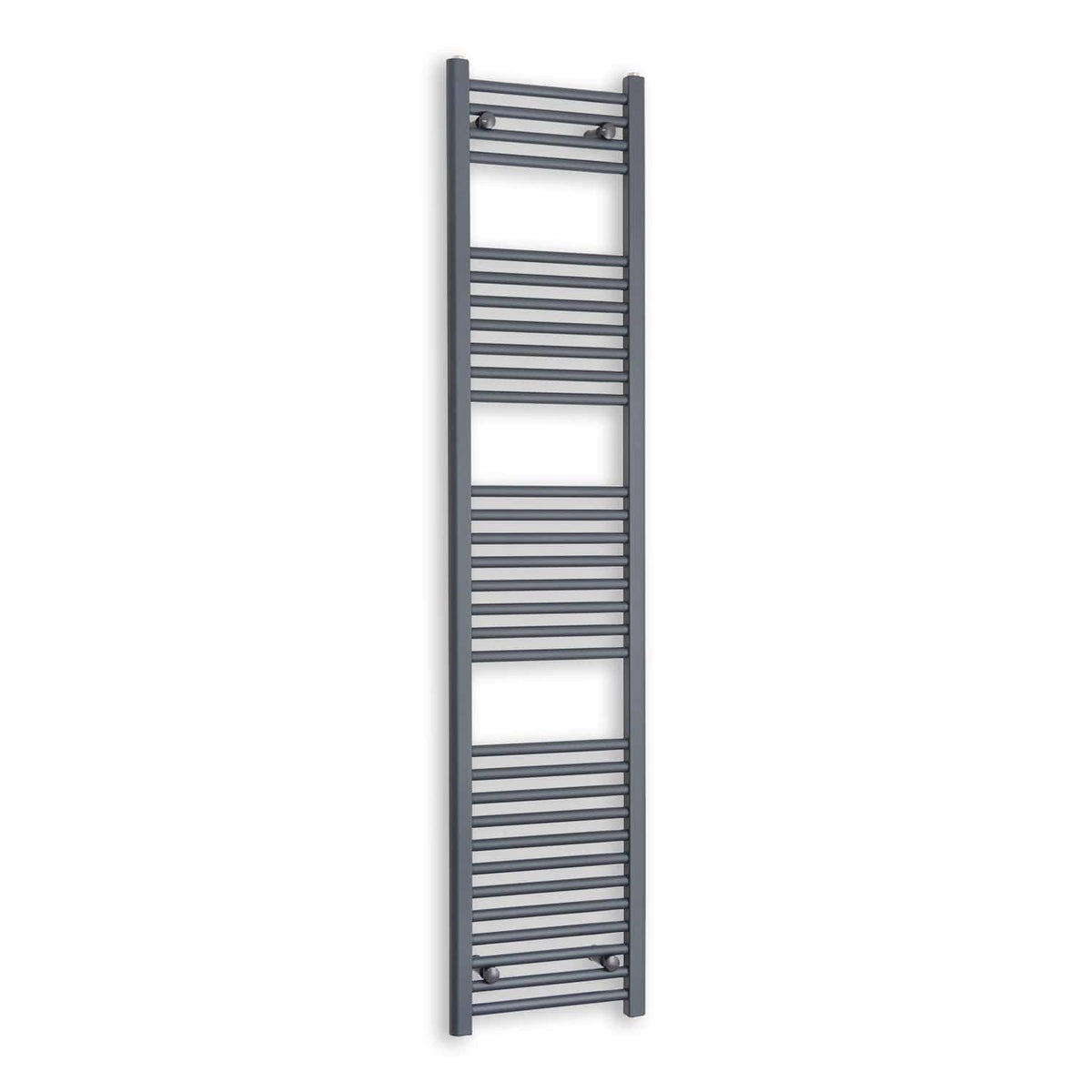 Without Valves 1800 x 400 Heated Straight Anthracite-Sand Grey Towel Rail