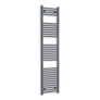 Without Valves 1800 x 400 Heated Straight Anthracite-Sand Grey Towel Rail