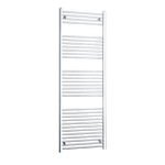 Without Valves 1800mm High 750mm Wide Heated Straight Towel Rail Radiator Chrome