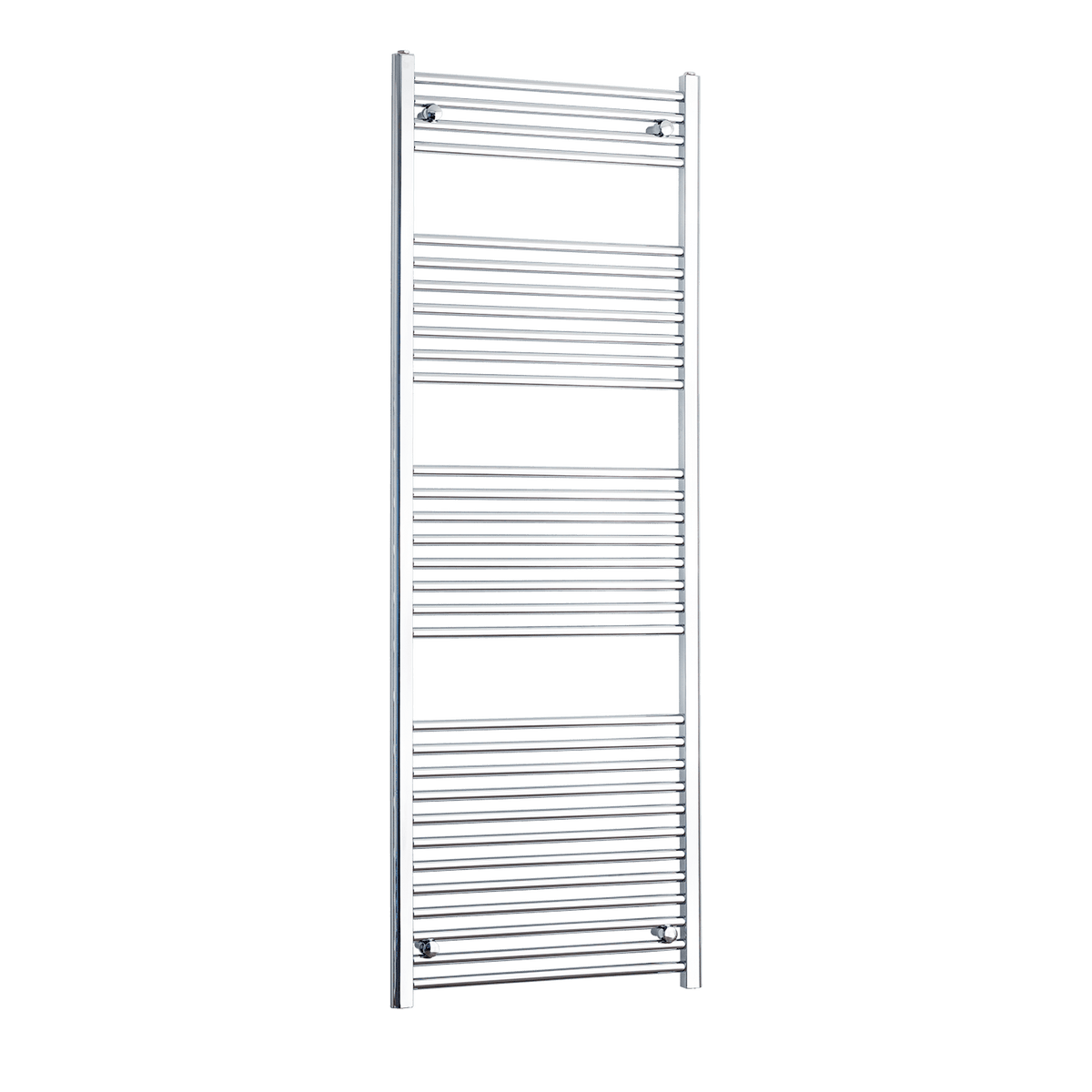 Without Valves 1800mm High 750mm Wide Heated Straight Towel Rail Radiator Chrome