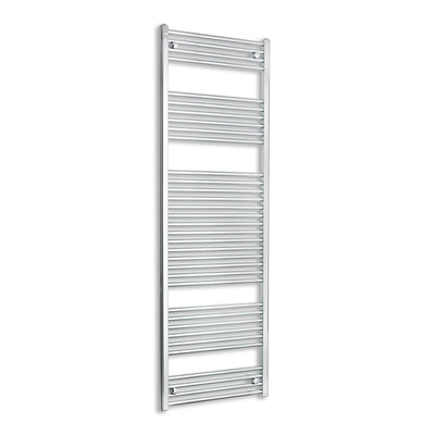 1856 High x 400 Wide Heated Straight Chrome Towel Radiator