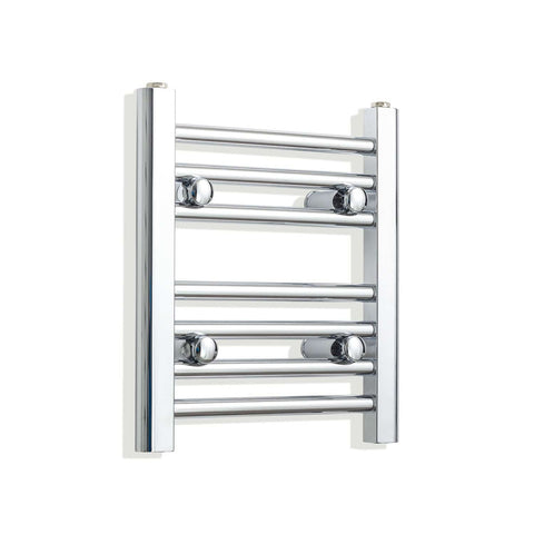 Without Valves 400 mm High 300 mm Wide Chrome Towel Rail Central Heating