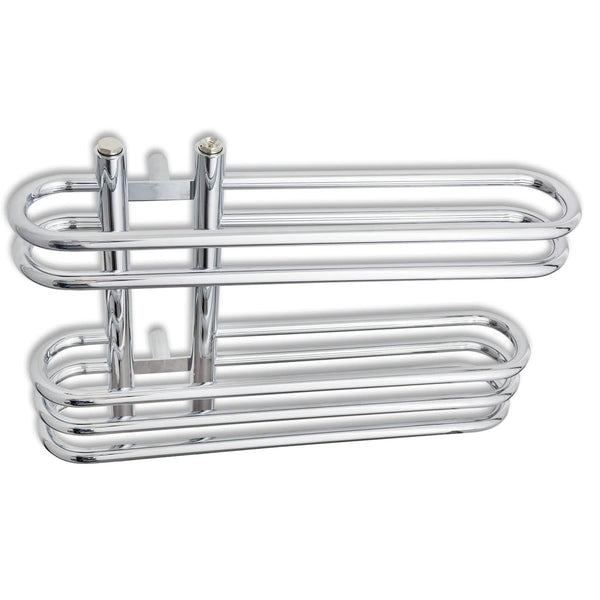 400 x 600 Salina Chrome Designer Pre-Filled Electric Towel Radiator