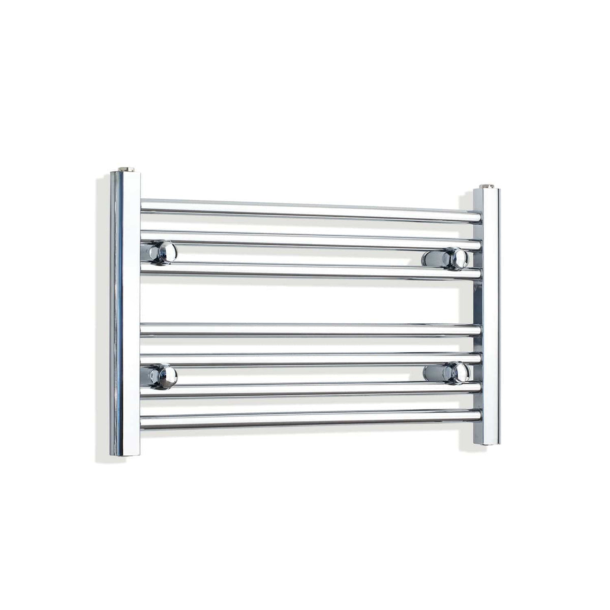 Without Valves 400 x 700 Heated Straight Towel Radiator Chrome