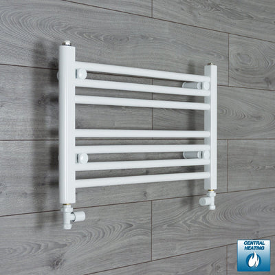 400x700mm Towel Rail Radiator Flat White Central Heating