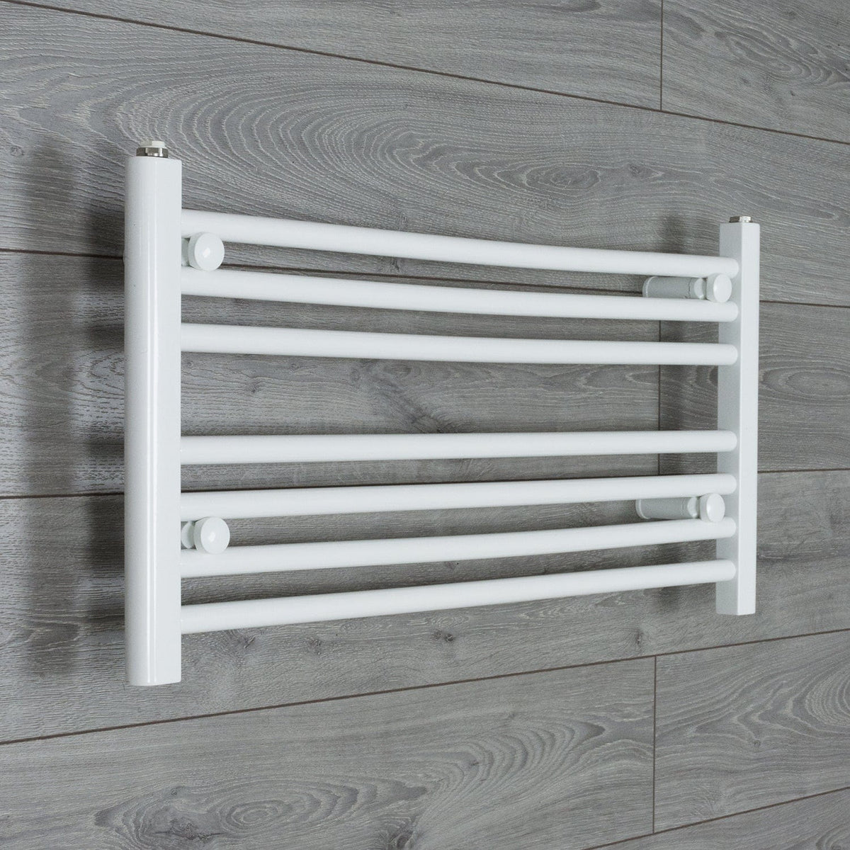 Without Valves 400 x 800 Heated Towel Radiator Flat White Central Heating