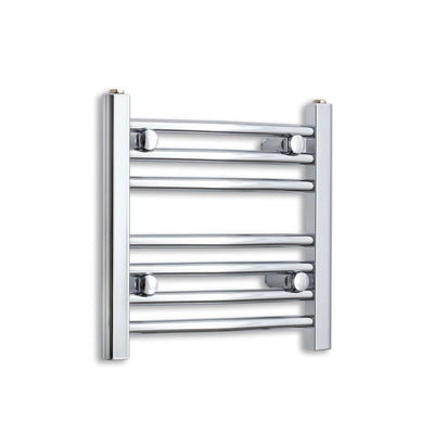400mm High x 500mm Wide Heated Straight Towel Radiator Chrome
