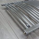 600 mm High x 700 mm Wide Heated Curved Towel Radiator Chrome