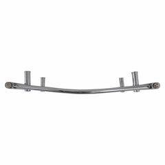 600 mm High x 750 mm Wide Heated Curved Towel Rail Radiator Chrome