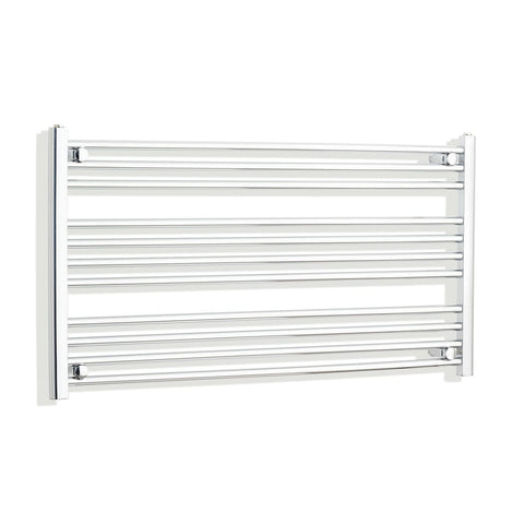 Without Valves 600 x 1200 Heated Straight Towel Radiator Chrome