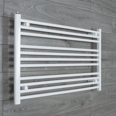 600x1200mm Towel Rail Radiator Flat White Central Heating