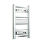 Without Valves 600 x 350 Heated Straight Towel Rail Radiator Chrome