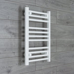 Without Valves 600 x 350 Heated Towel Rail Radiator Flat White
