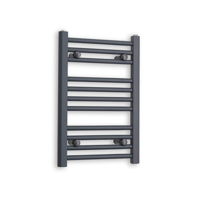 600x400mm Heated Straight Anthracite-Sand Grey Towel Rail
