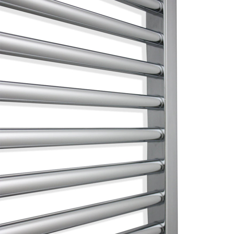 600 x 600 Heated Straight Towel Radiator Chrome