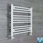 600x700mm Heated Towel Radiator Flat White Central Heating