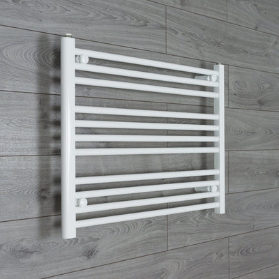 600x750mm Towel Rail Radiator Flat White Central Heating