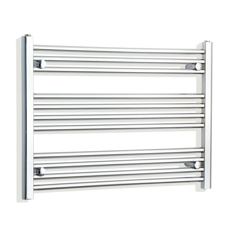 Without Valves 600 x 850 Heated Straight Towel Radiator Chrome