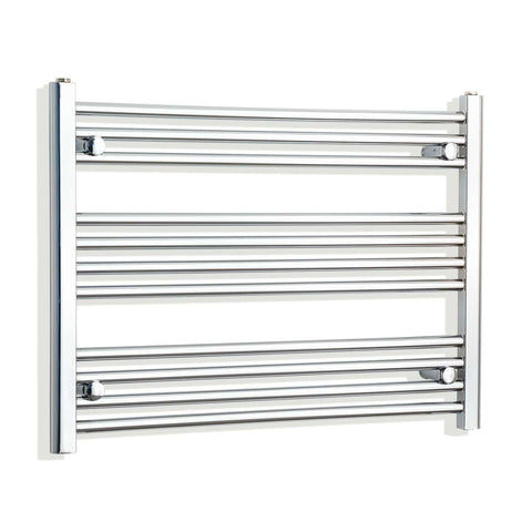 Without Valves 600 x 900 Heated Straight Towel Rail Radiator Chrome