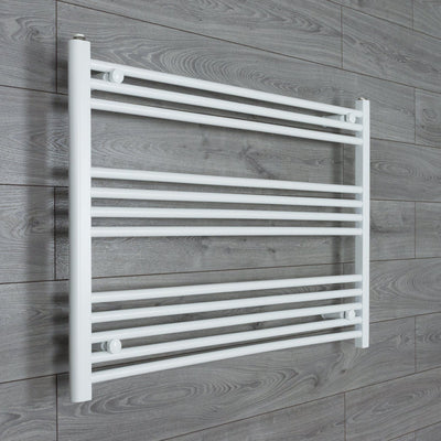 700x1000mm Heated Towel Radiator Flat White Central Heating