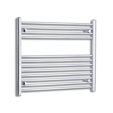 Without Valves 700 x 800 Heated Straight Towel Rail Radiator Chrome