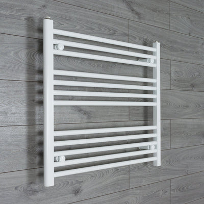 700x900mm Towel Rail Radiator Flat White Central Heating