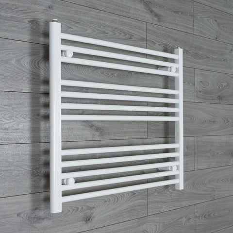 Without Valves 700 x 900  Heated Towel Rail Radiator Flat White Central Heating