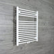 775 x 740 Heated Towel Radiator White Dual Fuel Ready