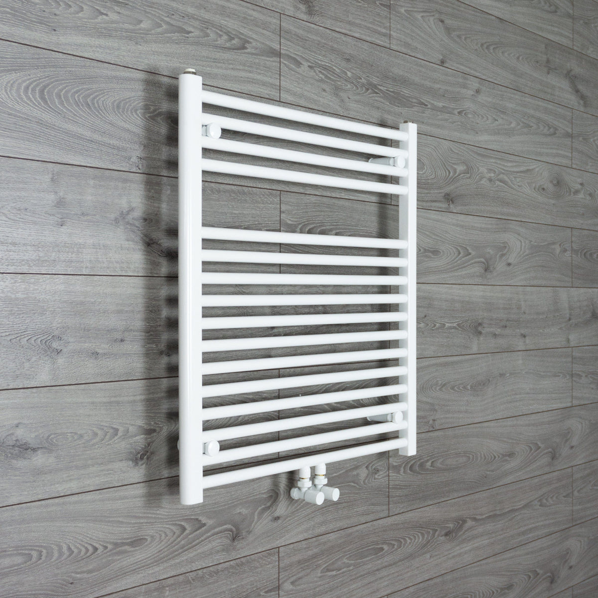 775 x 740 Heated Towel Radiator White Dual Fuel Ready