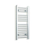 Without Valves 800 mm High 300 mm Wide Chrome Towel Rail Central Heating