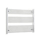 Without Valves 800 x 1200 Heated Straight Towel Rail Radiator Chrome
