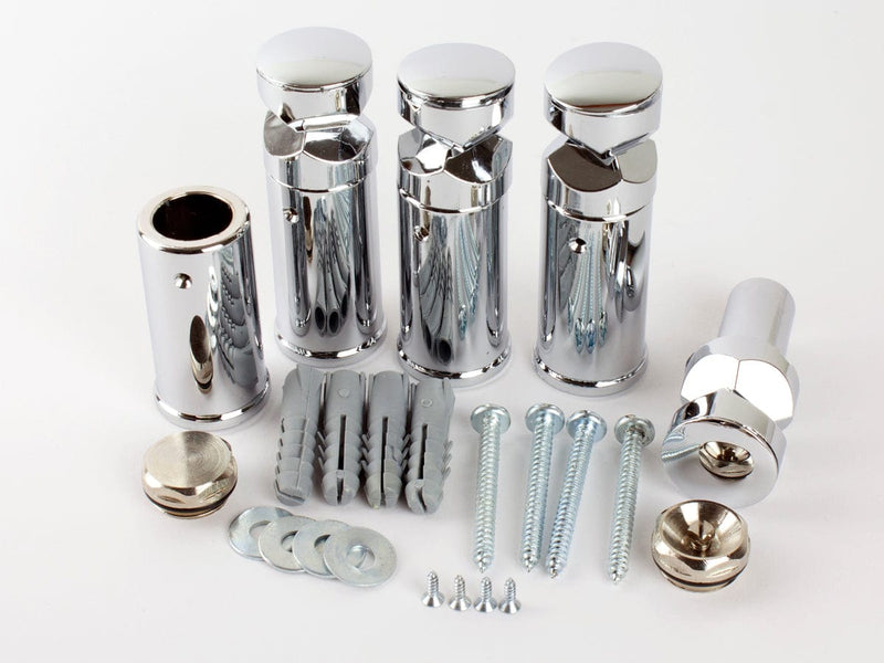 800 x 1300 Heated Straight Towel Radiator Chrome