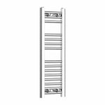 Without Valves 800 x 200 Heated Straight Towel Rail Radiator Chrome